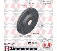 ZIMMERMANN 400.5555.55 Disque de frein pour MERCEDES-BENZ