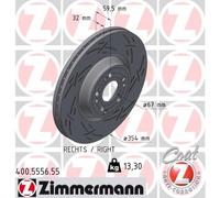 ZIMMERMANN 400.5556.55 Disque de frein pour MERCEDES-BENZ