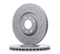 2x Disque de frein ventilé de l'intérieur 440.3120.52 ZIMMERMANN pour CITROËN DS