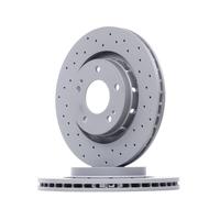 2xDisque de frein ZIMMERMANN 440.3122.52 convient pour MITSUBISHI