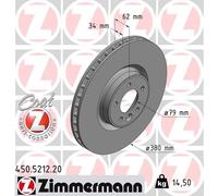 ZIMMERMANN 450.5212.20 Disque de frein pour LAND ROVER