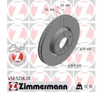 ZIMMERMANN 450.5226.20 Disque de frein pour LAND ROVER