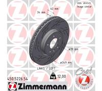 ZIMMERMANN 450.5226.54 Disque de frein pour LAND ROVER