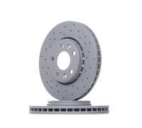 2x Disque de frein ventilé de l'extérieur 470.2432.52 ZIMMERMANN pour RENAULT