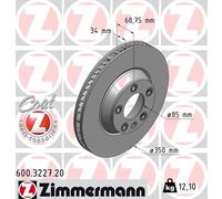 ZIMMERMANN 600.3227.20 Disque de frein pour AUDI,PORSCHE,VW