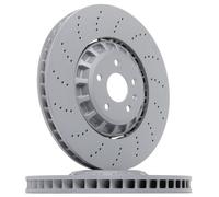 2x Disque de frein ventilé 600.3272.70 ZIMMERMANN pour AUDI CUPRA