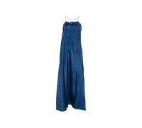 Zimmermann - Aster Bead-Embellished Neckline Dress - Femme - Robes - Bleu - Taille: 40 FR