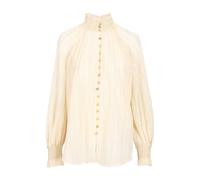 Zimmermann - Aster Blouse - Femme - Blouses et Chemises - Beige - Taille: 40 FR