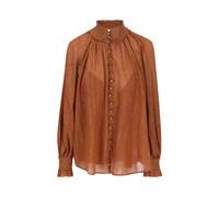 Zimmermann - Aster Blouse - Femme - Blouses et Chemises - Brun - Taille: 38 FR