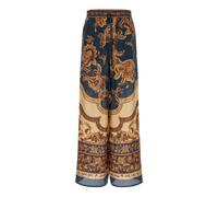 Zimmermann - Aster Relaxed Pant - Femme - Pantalons - Multicolore - Taille: 36 FR