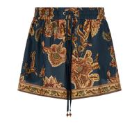 Zimmermann - Aster Relaxed Short - Femme - Shorts - Multicolore - Taille: 36 FR