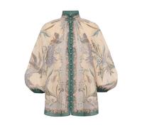 Zimmermann - Blouse Indra Billow - Femme - Blouses et Chemises - Multicolore - Taille: 38 FR