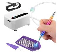 Zimmermànn Crayon de précision Pierre électrique Appareil de peinture portable avec modes d'aspiration réglables pour hommes, femmes, garçons, filles, adolescents