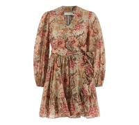 Zimmermann - Daylight Mini Wrap Dress - Femme - Robes - Multicolore - Taille: 36 FR