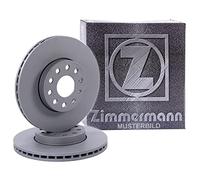ZIMMERMANN Disque de frein 150.3405.20 ventilé de l'extérieur 2x pour BMW 5/6