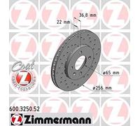 ZIMMERMANN - Disque DE Frein - 600.3250.52