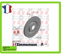 ZIMMERMANN Jeu de 2 disques de frein 4250238763918