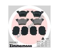 ZIMMERMANN Ensemble De Plaquettes De Frein Arrière Pour VITO 638 CLASSE W638