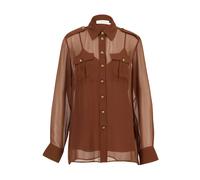 Zimmermann, Femme, Blouses et Chemises, Brun, Taille: 40 FR Memento Pocket Shirt
