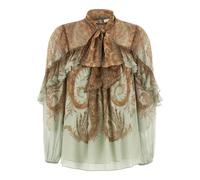 Zimmermann, Femme, Blouses et Chemises, Multicolore, Taille: 36 FR Memento Flutter Blouse