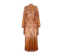 Zimmermann, Femme, Robes, Multicolore, Taille: 38 FR Memento Burnout Dress