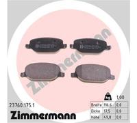 ZIMMERMANN Garnitures de Freins Arrière pour Alfa Romeo 159 Sw Spider Lancia