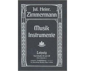 Zimmermann, J: Musik-Instrumente-Katalog