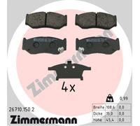 ZIMMERMANN Jeu de garnitures de frein à disque avant 26710.150.2