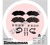 ZIMMERMANN Jeu De Plaquettes De Frein Avant Pour Ford Tourneo Custom Bus