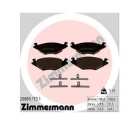 Otto Zimmermann Plaquettes de frein 20889.173.1 pour SEAT et VW