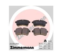 Plaquettes de frein 24570.210.1 ZIMMERMANN pour IVECO DAILY IV Fourgon