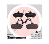 ZIMMERMANN 20669.190.1 Plaquettes de frein