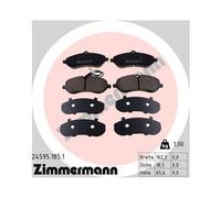 ZIMMERMANN 24595.185.1 Plaquettes de frein