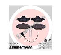ZIMMERMANN Kit De Plaquettes De Frein Essieu Avant Pour FIAT 500 Panda