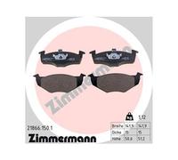 Zimmermann Kit De Plaquettes Frein Essieu Avant Pour VW Golf 3 Vento Polo