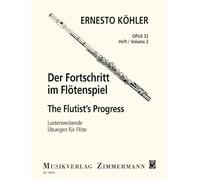 KÖHLER - LE PROGRÈS DANS L'ART DE LA FLÛTE OP. 33 - 1-2 FLUTES