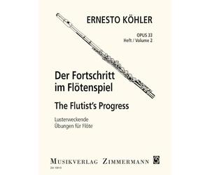 ZIMMERMANN KOHLER ERNESTO - ETUDES OP.33 VOL.2 Méthode et pédagogie Bois Flute