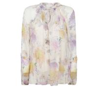 Zimmermann - Luna Ruffle Billow Blouse - Femme - Blouses et Chemises - Multicolore - Taille: 38 FR