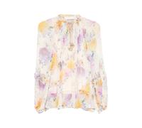 Zimmermann - Luna Ruffle Billow Blouse - Femme - Blouses et Chemises - Multicolore - Taille: 42 FR