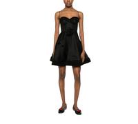 Zimmermann - Luna Ruffle Mini Dress - Femme - Robes - Noir - Taille: 40 FR