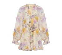 Zimmermann - Luna Ruffle Playsuit - Femme - Combinaisons et Ensembles - Beige - Taille: 42 FR