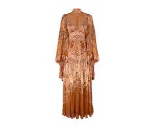 Zimmermann - Memento Burnout Dress - Femme - Robes - Multicolore - Taille: 38 FR