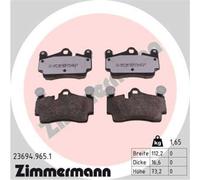 ZIMMERMANN Plaquette de Freins Bremsbelegsatz Arrière pour VW Touareg Audi Q7