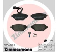 ZIMMERMANN Plaquette de Freins Disque pour Mercedes - Benz Citan