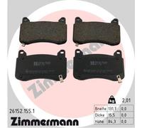 ZIMMERMANN Plaquette de Freins Disque pour Tesla Modèle 3 5YJ3 5YJY