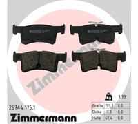 ZIMMERMANN Plaquette de Freins Disque pour VW Multivan T7 Stm Stn
