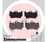 ZIMMERMANN Plaquettes Bremsbelegsatz Arrière pour VW Touareg Audi Q7
