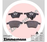 ZIMMERMANN Plaquettes Bremsbelegsatz Avant pour VW Golf VII Sirocco Audi Tt
