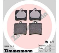 ZIMMERMANN Plaquettes De Frein Arrière Pour Mercedes-Benz C-Class W203