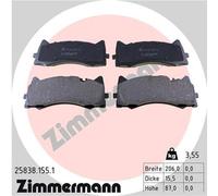 ZIMMERMANN Plaquettes De Frein Avant Pour Mercedes-Benz C-Class T-Model S205